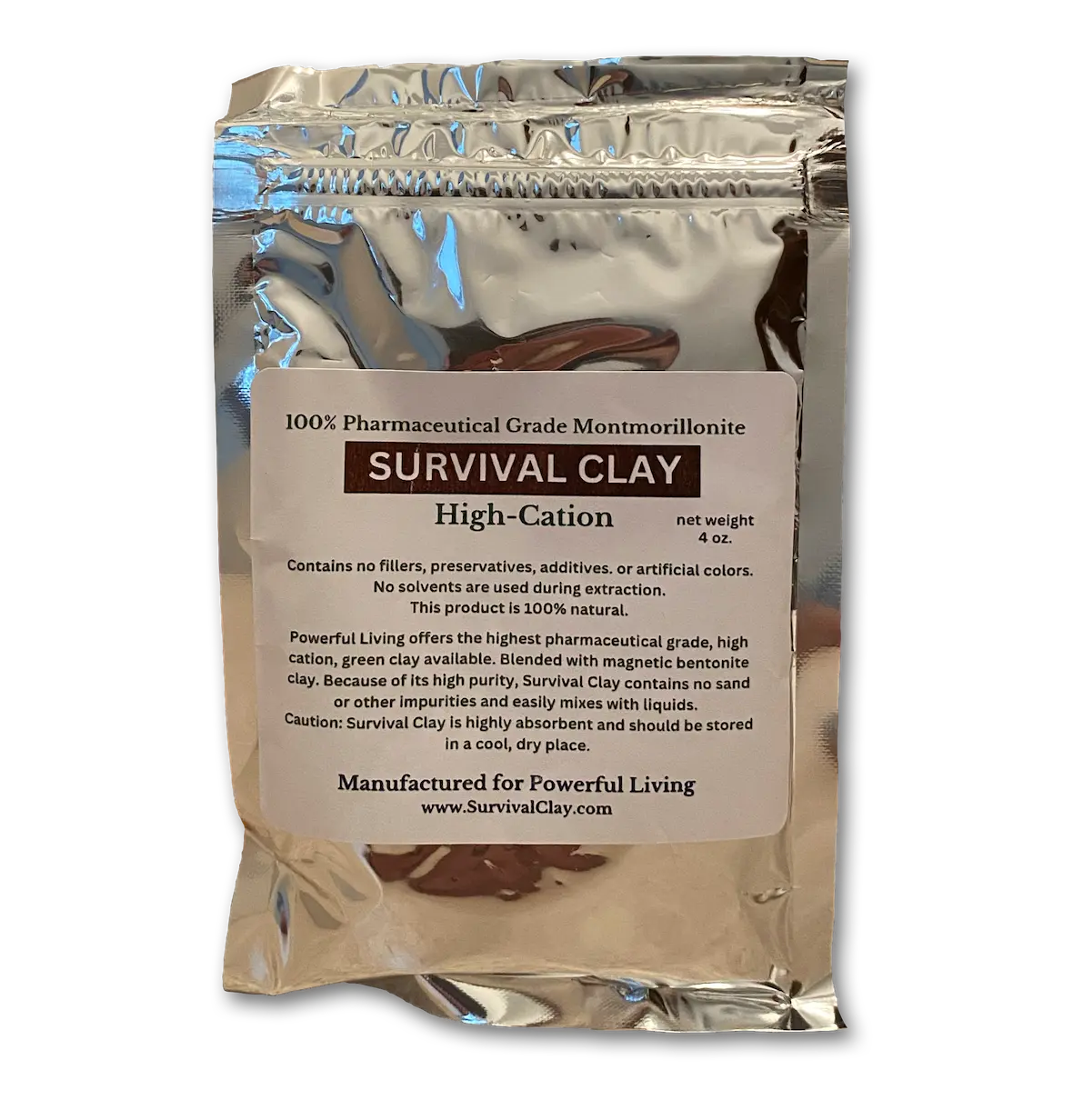 Survival Clay - 4 Ounces
